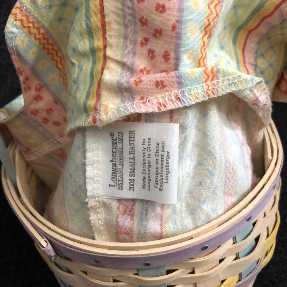 2008 Small Longaberger Easter Basket